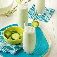 Cucumber Melon and Soy Smoothie