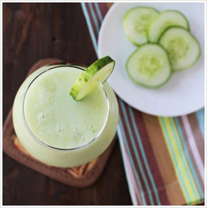 Cucumber Melon and Soy Smoothie